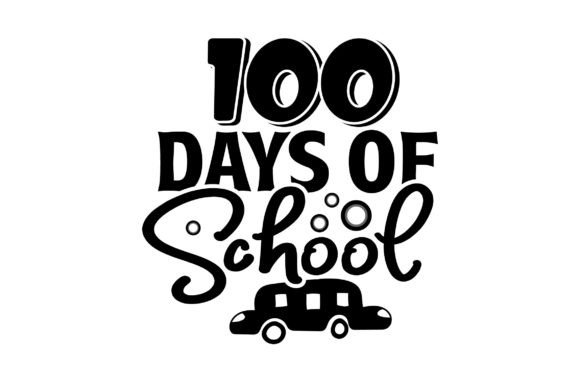 100 Days of School SVG T-Shirt Design: A Creative, Customizable Back-to-School Essential
