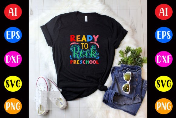 Ready to Rock Preschool T-shirt Design