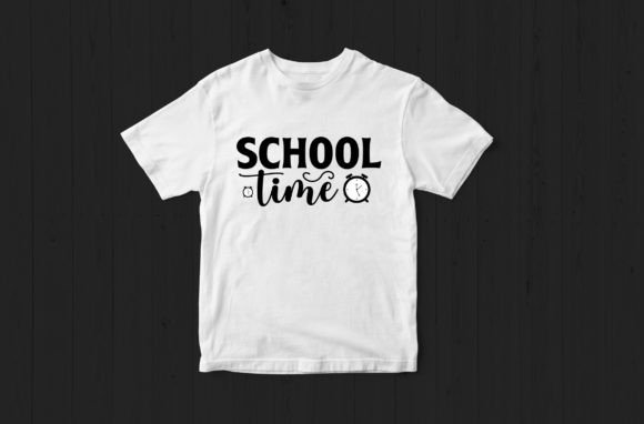 School Time SVG Tshirt Design: Your Go-To Back-to-School Creative Asset