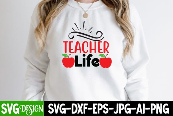 Teacher Life SVG Cut File: Creative Fuel for Educators, Crafters, and Small Business Owners